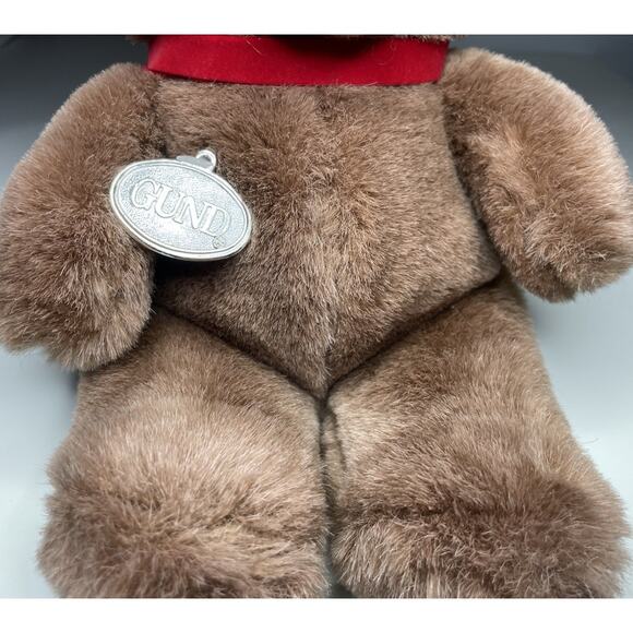 Vintage 1983 GUND Karitas Tender Teddy Plush 9” Brown Bear #2124 With Tags - Picture 6 of 14